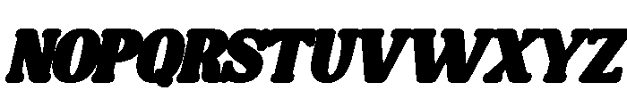 Boldside Out1 Italic Font LOWERCASE