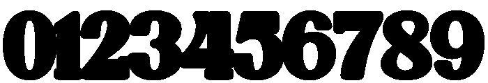 Boldside Out1 Font OTHER CHARS