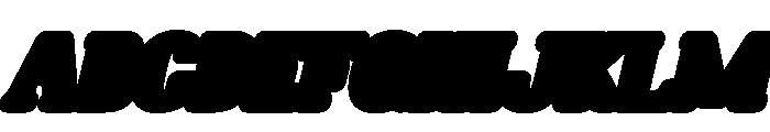 Boldside Out2 Italic FONT