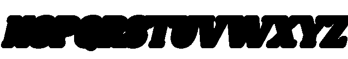 Boldside Out2 Italic Font LOWERCASE