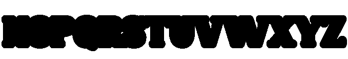 Boldside Out2 Font UPPERCASE
