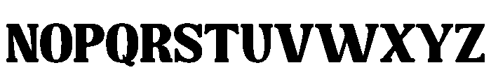 Boldside Font UPPERCASE