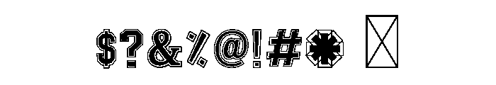 Boldvintage 1 Font OTHER CHARS