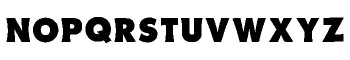 Boldy Block Regular Font UPPERCASE