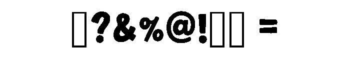 Boldy Charm Regular Font OTHER CHARS