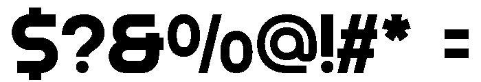 Boldy Clover Regular Font OTHER CHARS