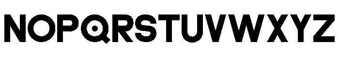 Boldy Clover Regular Font LOWERCASE