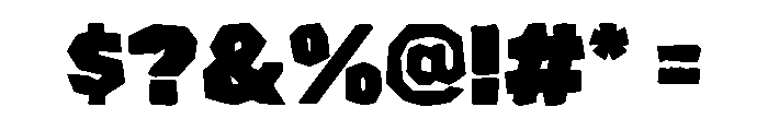 Boldy Funk Font OTHER CHARS