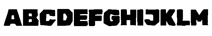 Boldy Funk Font UPPERCASE