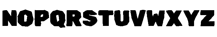 Boldy Funk Font UPPERCASE