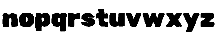 Boldy Funk Font LOWERCASE