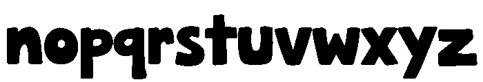 Boldy Handcrafted Font LOWERCASE
