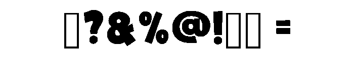 Boldy Kids Regular Font OTHER CHARS