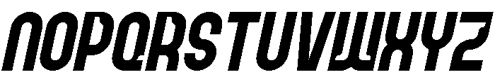 Boldy Moon Italic Font UPPERCASE