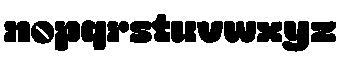 Boldyne Font LOWERCASE
