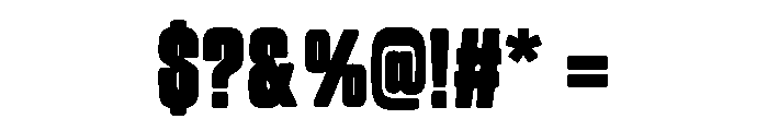 Boldza Font OTHER CHARS