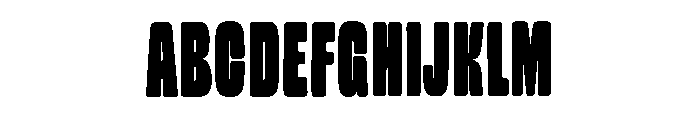 Boldza Font UPPERCASE
