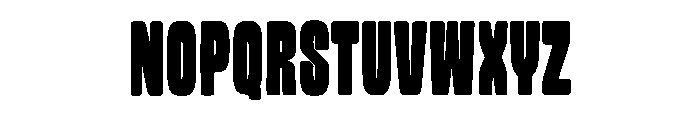 Boldza Font UPPERCASE