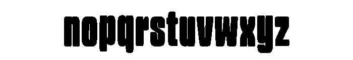 Boldza Font LOWERCASE