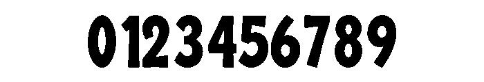 Boldzilla Display Font OTHER CHARS