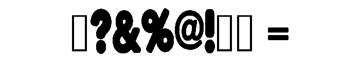 Boled Regular Font OTHER CHARS