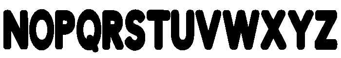 Boled Regular Font UPPERCASE