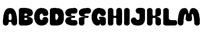 Boleuga Font UPPERCASE