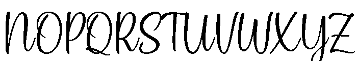 Bolgine Font UPPERCASE