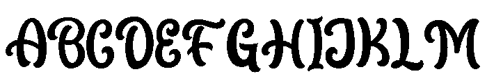 Bolnesa Regular Font UPPERCASE