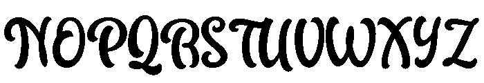 Bolnesa Regular Font UPPERCASE