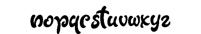 Bolnesa Regular Font LOWERCASE