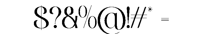 Bolqito Regular Font OTHER CHARS