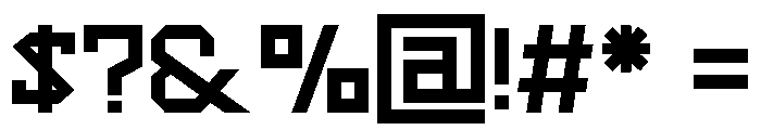 Boltra Regular Font OTHER CHARS