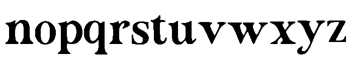 Bolwarra Font LOWERCASE