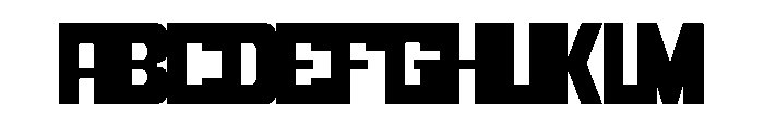 Bombed FONT