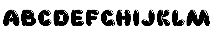 Bomblish Regular Font UPPERCASE