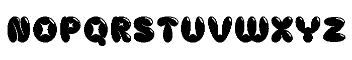 Bomblish Regular Font UPPERCASE