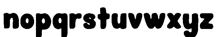 Bomega Regular Font LOWERCASE