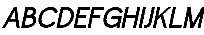 Bomera Experience Italic Font UPPERCASE