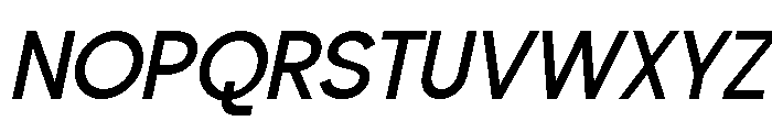 Bomera Experience Italic Font UPPERCASE