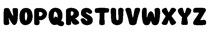 Bonbon Puffy Regular Font UPPERCASE