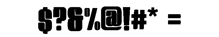 Bondaris Font OTHER CHARS