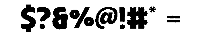 Bonder Font OTHER CHARS
