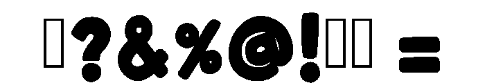 Bondy Space Regular Font OTHER CHARS