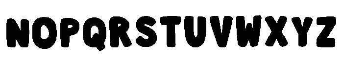 Bondy Space Regular Font LOWERCASE