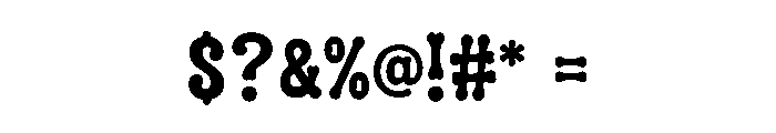 Bone Burst Font OTHER CHARS