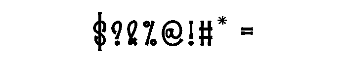 Bone Halloween Font OTHER CHARS