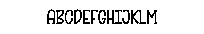 Bone Halloween Font UPPERCASE