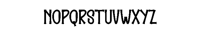 Bone Halloween Font UPPERCASE