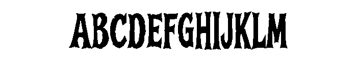 Bone Reaper Font UPPERCASE